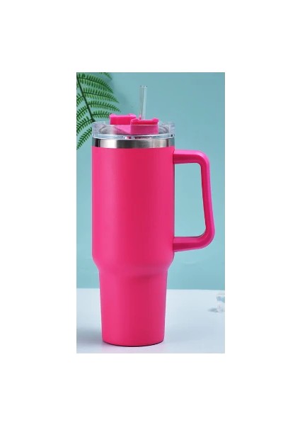 Saplı Termos Bardak Çift Katmanlı Vakum Soğuk Yalıtım Araba Bardak Saman Araba Içme Bardağı (Yurt Dışından) fiyatları