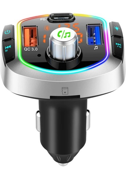 Hızlı Şarj Araba Bluetooth Mp3 Çalar Araba Alıcısı (Yurt Dışından) fiyatları