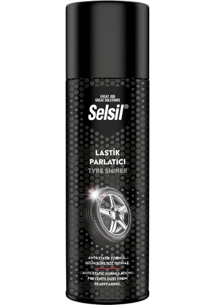 Selsil Oto - Araç Lastik Parlatıcı - Temizleyici Sprey 500ML (4172)