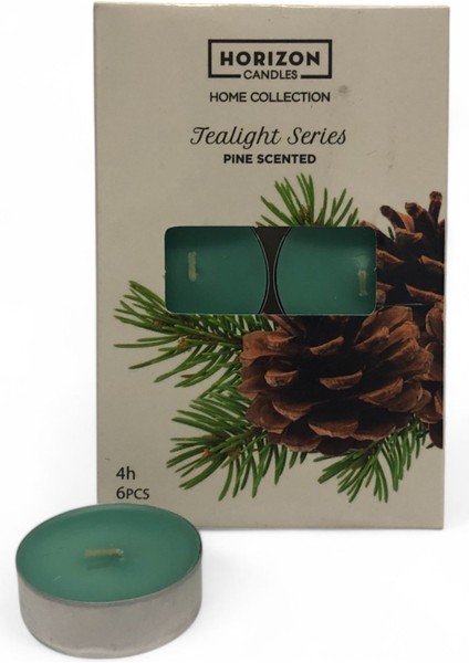 Tealight Çam 6'lı Mum