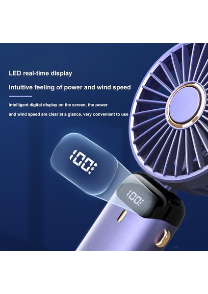 Dijital Ekran Katlanır Aromaterapi Fanı 4000MAH (Yurt Dışından) indirimleri
