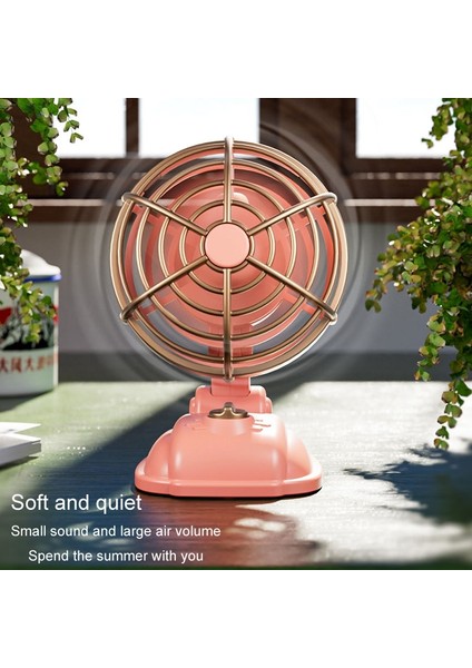 Mini Masaüstü Sessiz Elektrikli Fan (Yurt Dışından)