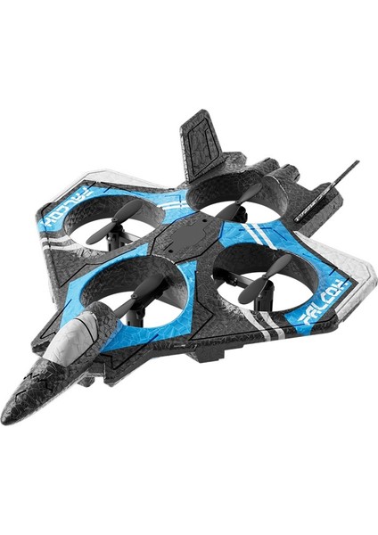 Kacık Dört Eksenli Uzaktan Kumandalı Uçak Işıklı Pervane Dalı Düşmeye Karşı Drone Oyuncak (Yurt Dışından)