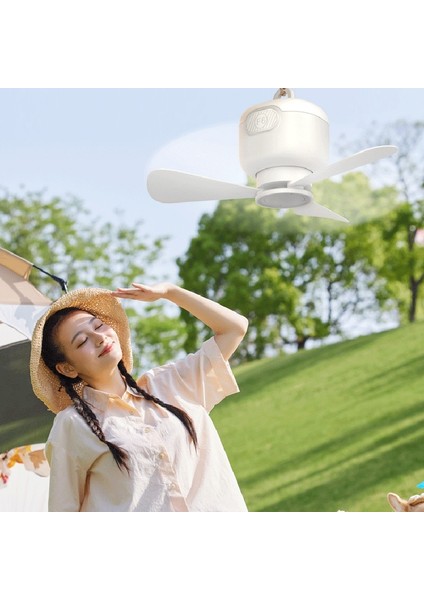 USB Plug-In Versiyonu Kamp Dış Mekan Taşınabilir Asma Fan (Yurt Dışından)