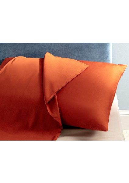 Ciel %100 Pamuk Saten 2'li Yastık Kılıfı - Turuncu fiyatları