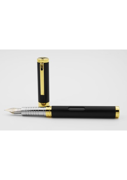 Nexus Siyah-Altın Dolma Kalem - F Uç D40502013 modelleri