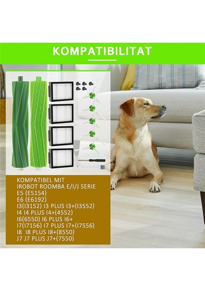 Irobot Roomba E/ı/j Serisi I7 I7+ I3 I3+ I4 I4+ I6 I6+ I8 I8+ J7 J7+ E5 E6 E7 Aksesuar Seti Için Yedek Parçalar (Yurt Dışından)