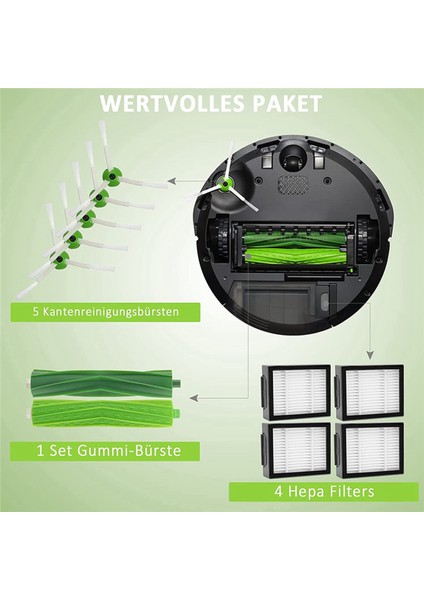 Irobot Roomba E/ı/j Serisi I7 I7+ I3 I3+ I4 I4+ I6 I6+ I8 I8+ J7 J7+ E5 E6 E7 Aksesuar Seti Için Yedek Parçalar (Yurt Dışından)