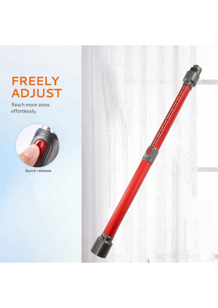 Dyson V7 V8 V10 V11 V15 Uzatma Çubuğu ile Uyumlu Uzatılabilir Hızlı Çıkarma Çubuğu, 18 Ila 27 Inç Tasarrufu (Yurt Dışından) modelleri