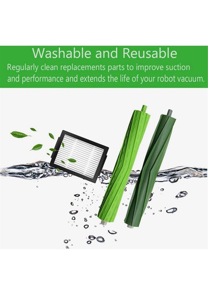 Irobot Roomba I7 I7+ I6+ I8 I3+/plus E5 E6 E7 Elektrikli Süpürge Için Yedek Parça Seti (Yurt Dışından)