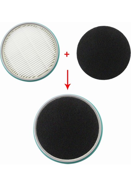 Neakasa/neabot P1 Pro Evcil Hayvan Bakım Seti ve Vakumu Için Hepa Filtre Sünger Yedek Aksesuarları (2 Hepa Filtre + 6 Sünger) (Yurt Dışından)