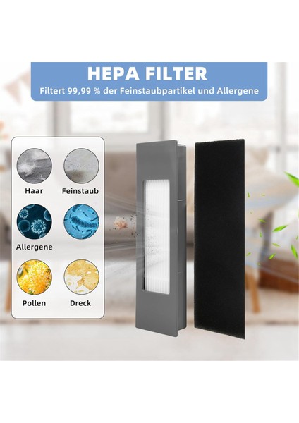 Ecovacs Deebot N8 / N8+ / N8 Pro / N8 Pro+ / T9 / T9+ / N10+, Ozmo 950/920 / T8 / T8+ Ana Yan Fırçalı Hepa Filtreleri Için (Yurt Dışından) fırsatları
