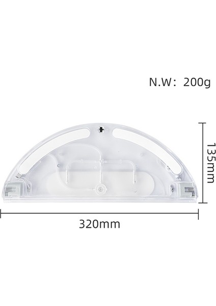Xiaomi Dreame D9 L10PRO 2c Elektrikli Süpürge Parçaları Yedek Aksesuarları Için Su Tankı (Yurt Dışından) fiyatları