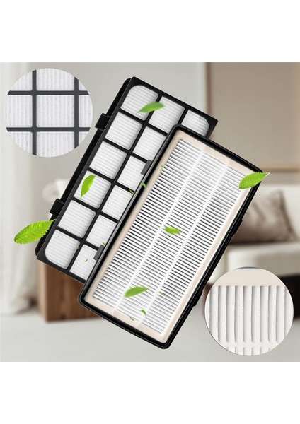 Rowenta X-Trem Power Cyclonic RO6984EA RO6941EA RO6963EA RO6921EA RO6971EA RO6993EA Için 2 Parça Hepa Filtre Seti (Yurt Dışından) modelleri