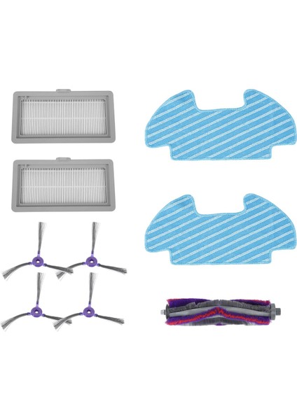 9 Parça / Set Silindir Yan Fırça Silme Filtresi Samsung Powerbot-E VR05R5050WK Elektrikli Süpürge Yedek Parçaları Için Yedek (Yurt Dışından) fırsatları
