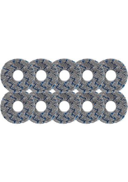 10 Adet Paspas Pedi Yıkanabilir Tekrar Kullanılabilir Ecovacs Deebot T10 OMNI/T10 Turbo/x1 Omni/x1 Turbor Için (Yurt Dışından)