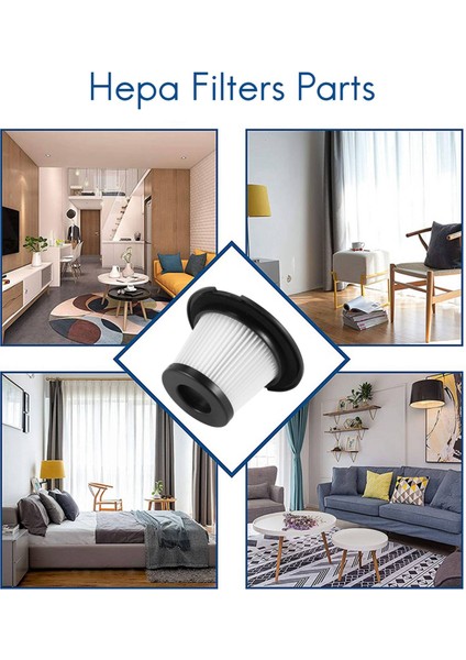 Moosoo K17 Kablosuz Elektrikli Süpürge ile Uyumlu 3 Paket Yedek Hepa Filtre (Yurt Dışından) modelleri