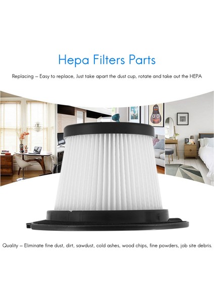 Moosoo K17 Kablosuz Elektrikli Süpürge ile Uyumlu 3 Paket Yedek Hepa Filtre (Yurt Dışından) fırsatları