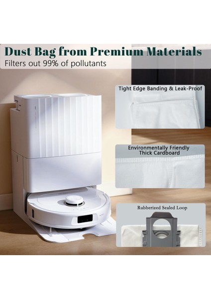 Roborock Q Revo/qrevo S/qrevo Pro/qrevo Maxv/qrevo Master Için Aksesuar Seti, Yedek Parçalar - Toz Torbaları, Paspas Pedleri (Yurt Dışından) indirimleri