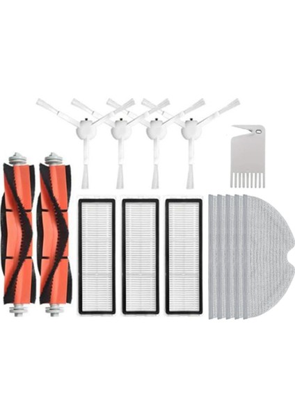 Xiaomi 1c Süpürge Robot Vakum Mop C1 Aksesuarları Için Yan Fırça + Hepa Filtre + Paspas Bezi (Yurt Dışından)