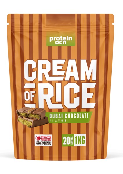 Cream of Rice Pirinç Kreması - Dubai Çikolatası - 1 kg - 20 Servis