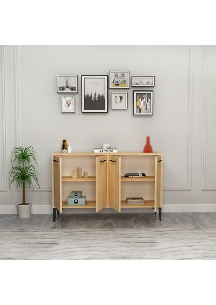 Frezya 4 Kapaklı Raflı Konsol Safirmeşe - Frezya fırsatları