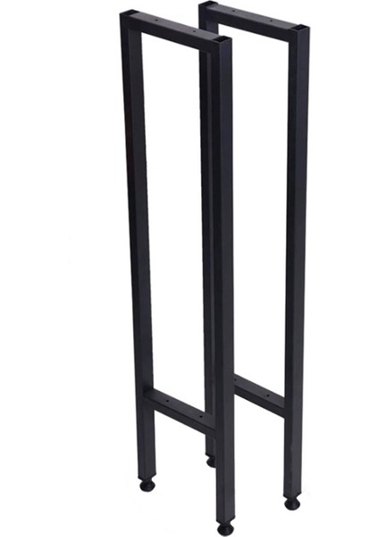 Metal Dresuar Masa Ayağı Metal Ayak 2 Adet 83CM x 22CM Mobilya Ayakları
