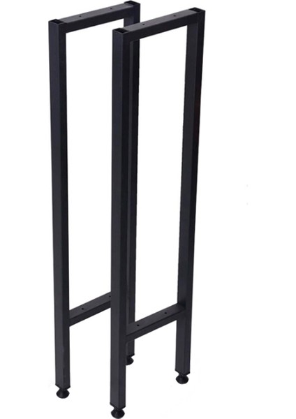 Metal Dresuar Masa Ayağı Metal Ayak 2 Adet 83CM x 22CM Mobilya Ayakları