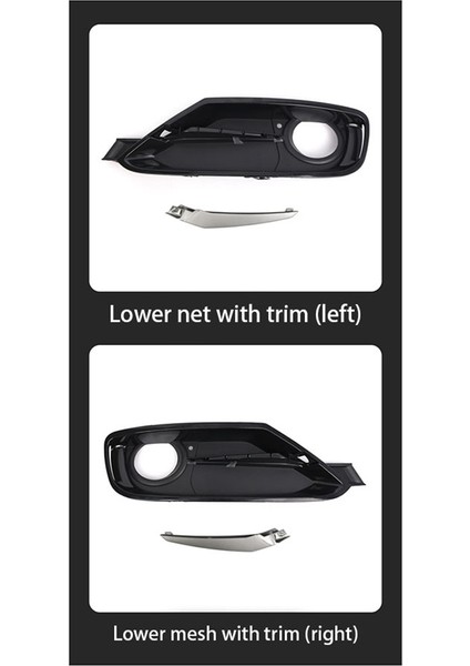 3 Serisi F30 F31 2011-2017 Sis Farı Izgarası Trim Için Dekoratif Şeritler Olmadan Ön Sis Farı Çerçeve Kapağı (Yurt Dışından) modelleri