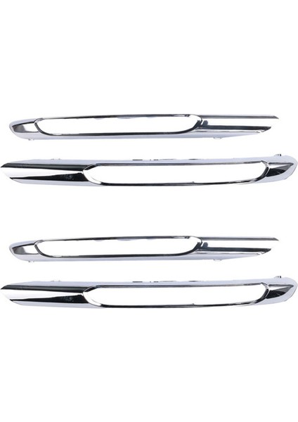 4 Adet Ön Tampon Sis Farı Izgarası Krom Kaplama Kalıplama Sol Sağ W212 09-12 2128851574 2128851674 (Yurt Dışından)