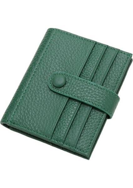 Sığır Derisi Küçük Cüzdan Kadın Kısa Bozuk Para Cüzdanı (Yurt Dışından)