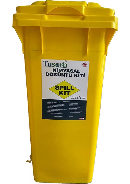 Kimyasal Döküntü Kiti 125 Litre