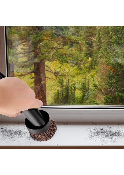 Kıl Vakum Fırçası Yuvarlak Ek Parçası Çoğu Temizleyici Aksesuarları Için Evrensel Toz (Yurt Dışından) indirimleri