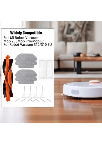Mi Robot Vacuum Mop 2s / Pro/mop P/robot S12/S10 EU/STYJ02YM Ana Yan Fırça Filtre Bezi Için (Yurt Dışından)