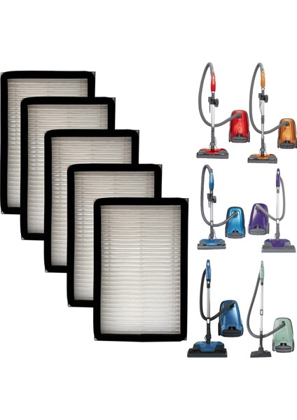 81214, 81414, BC2005, BC3005, BC3002, BC4002 Silindirli Elektrikli Süpürgeler Için Yedek Filtre (Yurt Dışından)