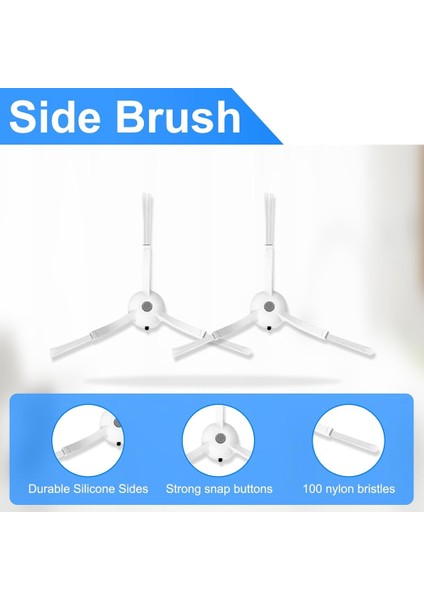Q8 Max/q8 Max+/q5 Pro Roboter-Elektrikli Süpürge-Yedek Parçalar Rulo Fırça Filtreler Için Aksesuar Seti (Yurt Dışından)