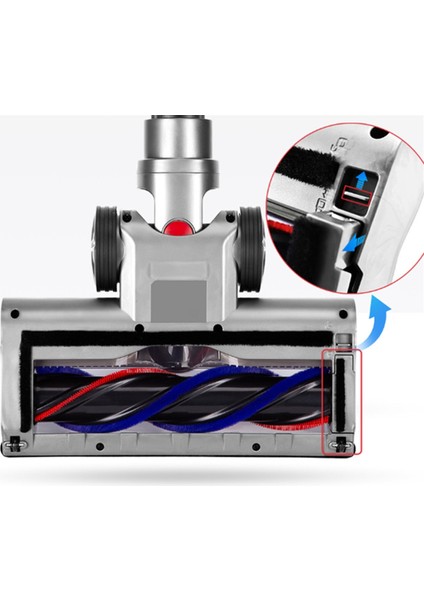 V7 V8 V11 V10 Kablosuz Elektrikli Süpürge Aksesuarları Zemin Silindirleri Için Turbo Fırça Yedeği (Yurt Dışından)