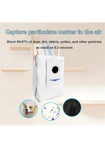 X5 PRO/MAX/X5/X2S Robot Süpürge Için 10 Adet Toz Torbası Yedek Parça Çöp Torbalarını Değiştirin (Yurt Dışından)