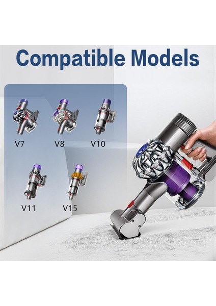 Kablosuz V7 V8 V10 V11 V15 Elektrikli Süpürgeler Için - Mini Motorlu Fırça - Evcil Hayvan Tüyü Temizleme Aparatı (Yurt Dışından)