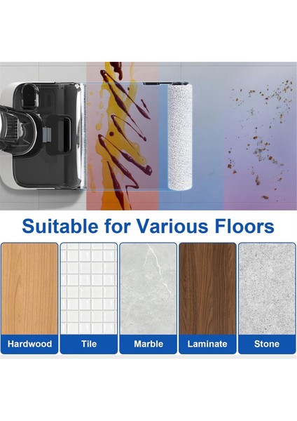 Floor One Stretch S6 Fırça Rulosu ve Filtre Yedek Parçaları Için (Yurt Dışından)