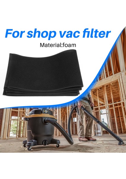 5 Paket 90585 Köpük Seti VF2001 Filtre, Çoğu ve Genie Shop Elektrikli Süpürgeleri Için Uygundur (Yurt Dışından)