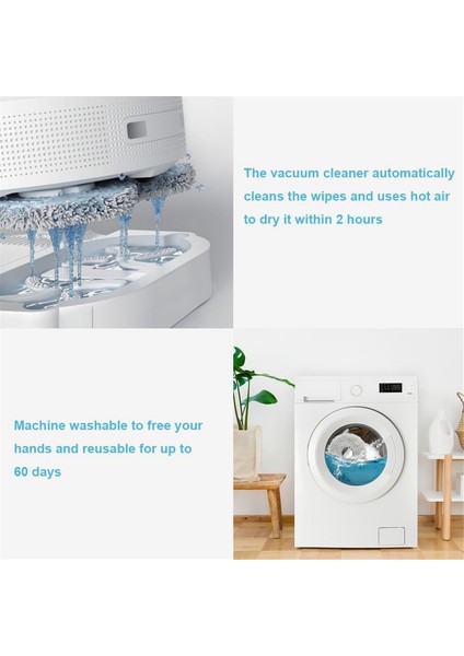 L10 Ultra / L10S Pro Prime L20 ULTRA/X10 Elektrikli Süpürge Parçaları Için Mop Bez Pedleri (Yurt Dışından) indirimleri