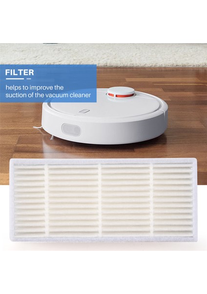 5 Adet Robot Süpürge Filtresi VCR03 Fırça Parçaları Aksesuarları (Yurt Dışından)