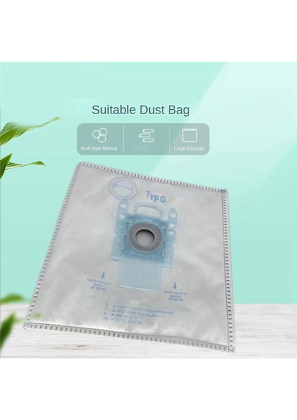8 Adet Tip G Toz Torbası BSGL3126GB Bsg6 Bsg7 GL30 Pro Elektrikli Süpürge Çöp Serisine Uygun (Yurt Dışından)