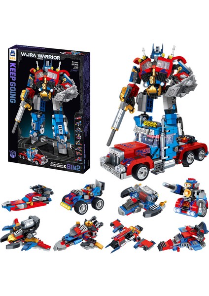 Sekiz Optimus Prime Modeli Çocuk Yapı Oyuncakları Çocuk Oyuncakları Model Yapım Seti 769 Parça (Yurt Dışından)
