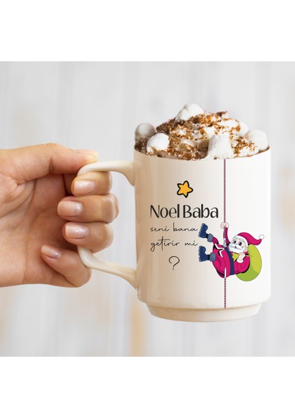 Noel Baba Baskılı Yılbaşı Kupa