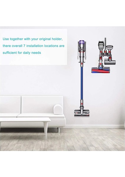 V7 V8 Absolute Vakum Temizleyici Parçaları Için Depolama Braketi Tutucu (Yurt Dışından)