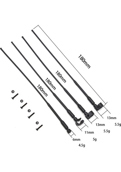 1 Adet Simüle Edilmiş Anten 1/10 1/8 Rc Araba Trx4, Stil D (Yurt Dışından) indirimleri