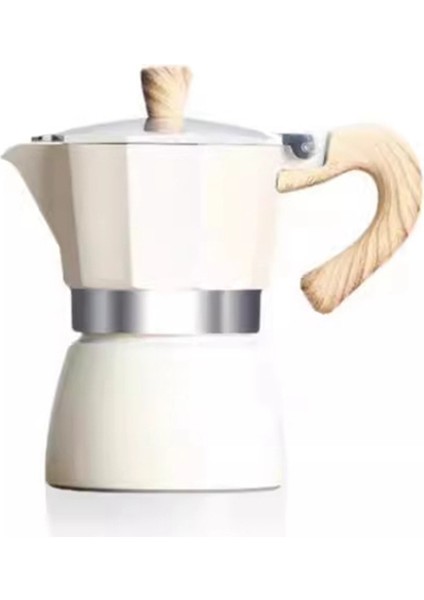 150ML Alüminyum Tip Moka Pot Espresso Kahve Makinesi Ocak Ev Kullanımı, B (Yurt Dışından)