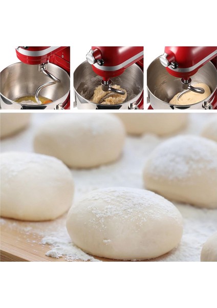 4,5-5 Quart Eğimli Stand Mikseri Için Spiral Hamur Kancası (Yurt Dışından)